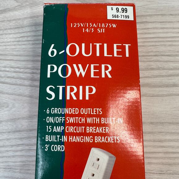 Santa's Workbench Collection Christmas Village Accessories Cord Power Strip Bulb - Picture 9 of 11